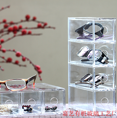 有机玻璃眼镜盒 透明